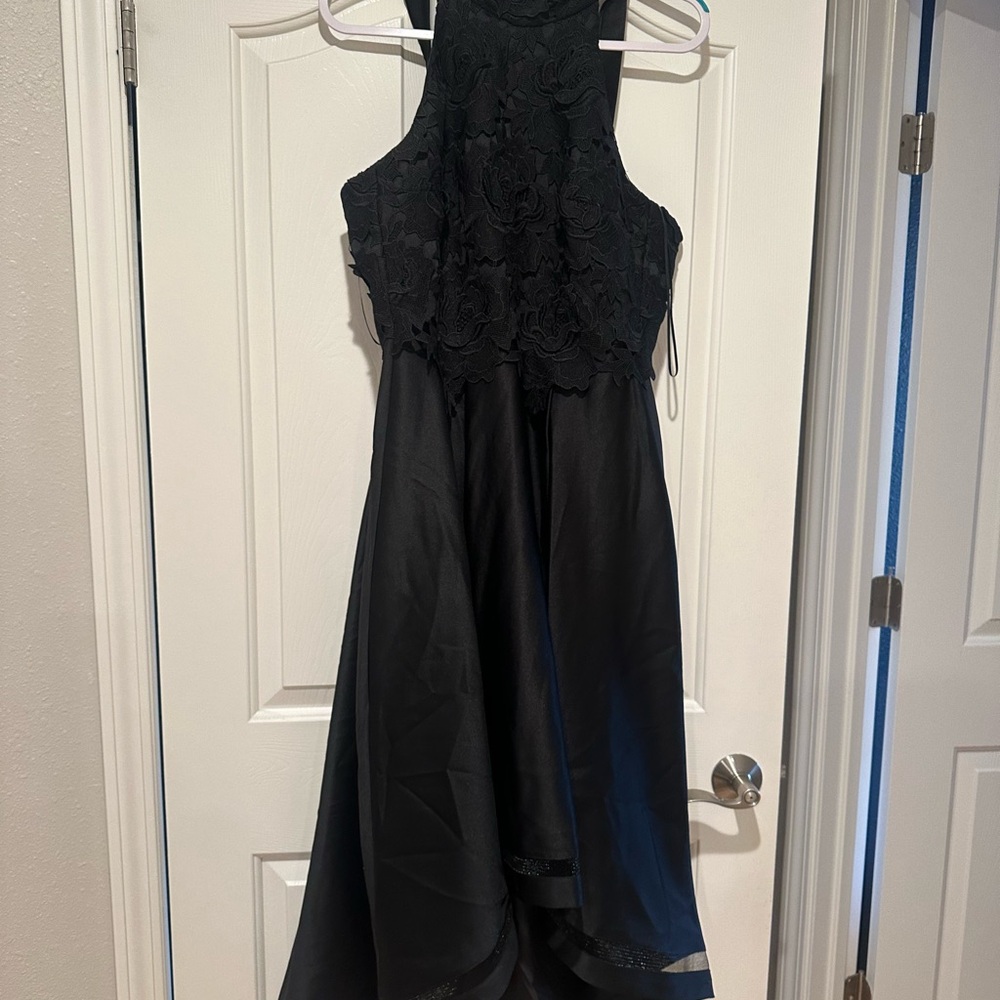 Nicole Miller Black High Low Dress